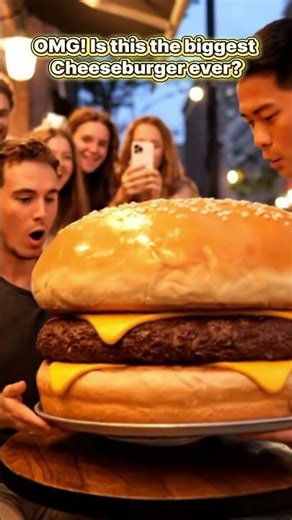 Is This The Biggest Cheeseburger Ever Made?