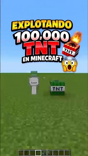 EXPLODING 100,000 TNT IN MINECRAFT 🤯
