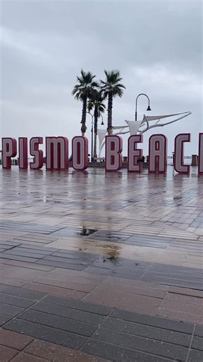Pismo Beach CA on Instagram: "A rainy day in Pismo Beach, no trending audio. 🌧️ Just the sound of waves, soft rain, and a slower coastal mood. On days like this, it’s all about warm chowder, a cozy coffee stop, wandering a few local shops, watching the ocean do its thing, and leaning into a quiet night by the coast. Moody beach days have their own magic. Save this for your next rainy-day escape."