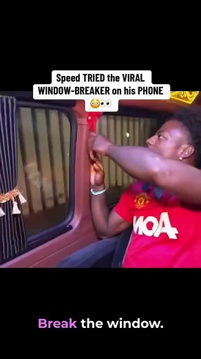 Speed Attempts the Viral Window-Breaker on His Phone!
