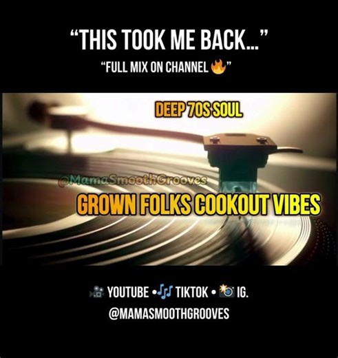 Grown Folks Cookout Mix Just Took Me BACK #70s #soulmusic #vibes