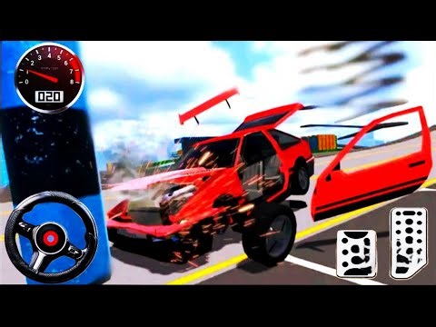 Car Jump Crash Simulator 3D | Realistic traffic accident simulator Android Gameplay #2