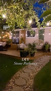 51K views · 1.6K reactions | DIY Stone Pathway. 直 How to:• Dig down...