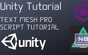 [Unity教程][TextMesh]How to use the TextMeshPro component in a script