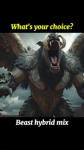 Incredible hybrid mix beast mind blowing animals video. #hybridanimals