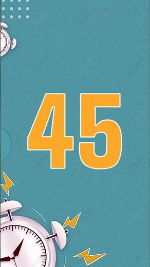 45 Seconds Countdown Timer With Soundeffect | 45 Seconds Timer | Countdown Timer #shorts #short