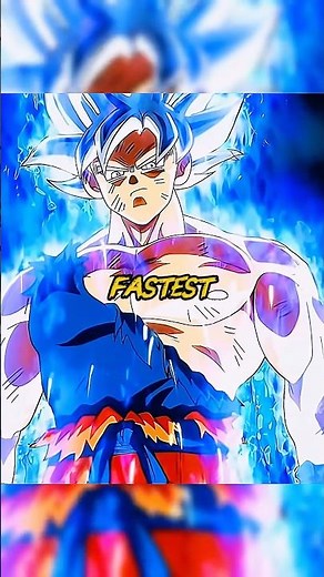 Fastest Anime Characters of All Time 🌀⚡