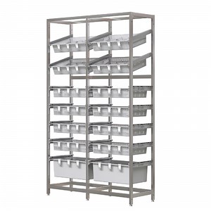 [Hot Item] ISO Basket Stainless Steel Open Store Hospital Sterile Medical Storage Racks Shelving