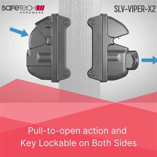 Double Hook Gravity Latch – Double Sided (SLV-VIPER-X2)