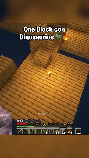 2.9K views · 38 reactions | Sobreviví a One Block con Dinosaurios en Minecraft 練 | Parte 85 #kazutochan #kazutochanmc #VideoGames #reels #minecraftmemes #humor #Videojuegos #gaming #minecraft | KazutoChan TV | Facebook