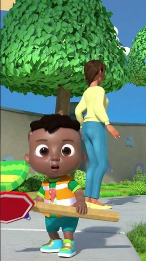 CoComelon Bus! 🚌 Wheels On The Bus Song #kids #shorts