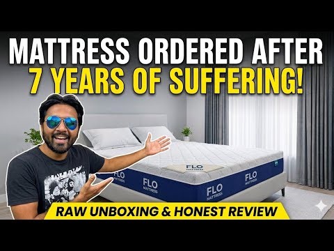 FLOMattress Ortho Honest Review 😱- Not Sponsored | Back Pain Relief or Hype? 100 Day Trial Truth!