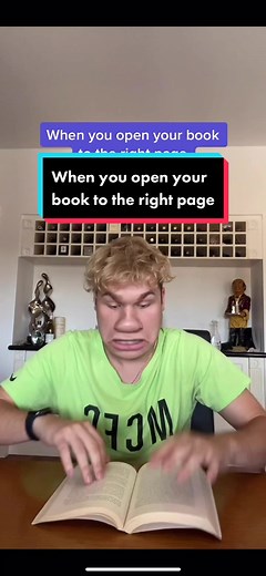 When You Open Your Book to the Right Page