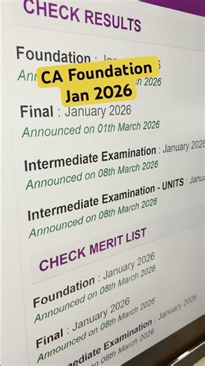 CA Foundation Jan 2026 Result reaction #ctcclasses #cafoundationjan2026result