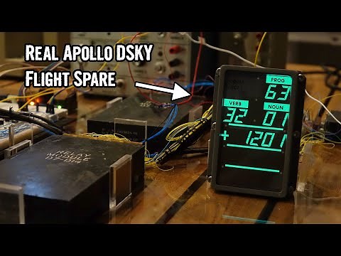 Apollo Guidance Computer Part 28: real DSKY display works again after 50 years