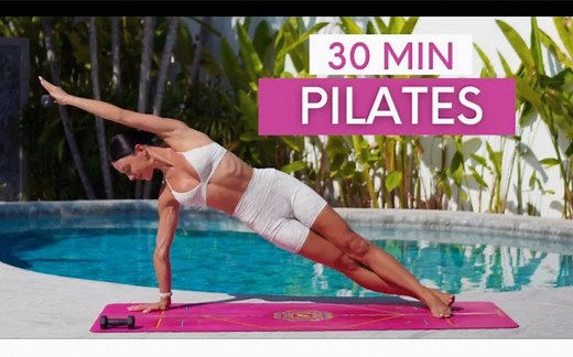 【Move With Nicole】30分钟小哑铃普拉提·全身力量塑形减脂·中级强度·瘦身燃脂·2023.3.10