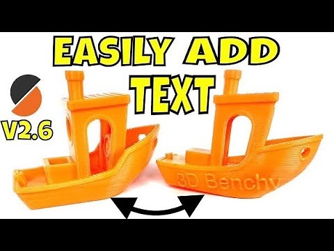 Add Text to any 3D Print in PrusaSlicer V2.6