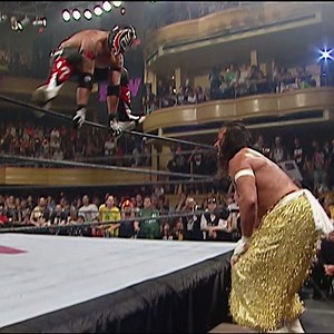 Things got hardcore FAST when Rey Mysterio took on the unpredictable Sabu for the World Heavyweight Championship! | WWE