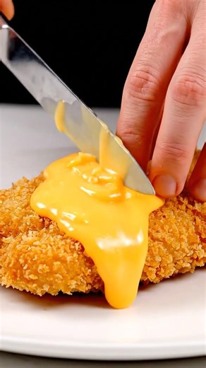 Crispy Fried Fish with Cheddar Sauce 🐟🔥