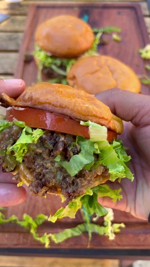 Chopped Cheese Burgers on the Loco Cookers Griddle