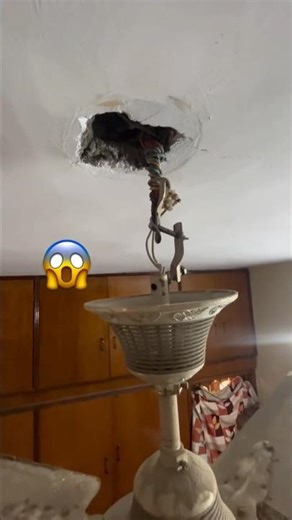 Electrician Fail 😂 Ceiling Fan Hanging Funny Moment | ARIF Shorts