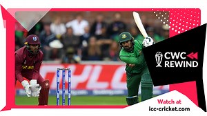 81M views · 140K reactions | #OnThisDay last year, Bangladesh chased down West Indies' total of 321/8 in just 41.3 overs with seven wickets to spare, registering their second win in the ICC Men's Cricket World Cup  Log in to the ICC vault to watch exclusive extended highlights of the match ️ bit.ly/ICCVault | ICC - International Cricket Council | Facebook