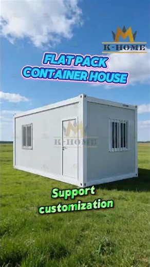 Save Time & Cost: Flat Pack Container Houses with Quick Install & Easy Transport！😍#containerhouse