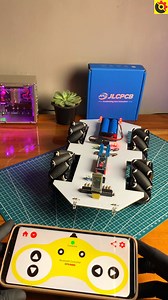 1.2K views · 3 comments | Bluetooth Controlled 4WD Omnidirectional...