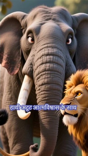 सेर और हांथी का मजेदार कहानी 😀😀😘😘😀😘😀😘