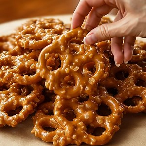 Church Lady Butter Toffee Pretzels Sweet, crunchy, buttery, and completely irresistible—these Church Lady Butter Toffee Pretzels are the kind of treat everyone grabs by the handful. Simple ingredients, quick prep, and that classic homemade toffee flavor! Ingredients 1 bag mini pretzels 1 cup (2 sticks) unsalted butter 1 cup light brown sugar, packed | The Cozy Spoon