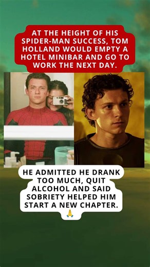 TOM HOLLAND SAYS HE EMPTIED MINIBARS AND WORKED THE NEXT DAY