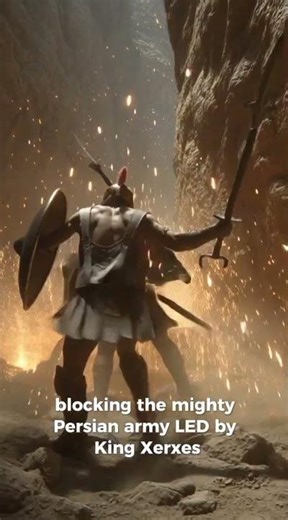 When 300 Spartans Faced a Million Soldiers ⚔️ #spartans #historyshorts #epichistory