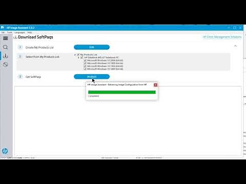 download softpaq using HP Image Assistant