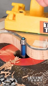 Making nesting cutting boards, what do you think of how they turned out? I cut the templates on the laser out of 1/4" acrylic, rough cut and then flush trimmed to the template. I love the overall look of these and the way they nest together perfectly! The template design to make these as well as all tools used are available from @toolstoday, be sure to check them out on our site! -- Nesting Cutting Board Template Design, item no. NEST-BOARD 1/4" Clear Cast Acrylic, item no. ACR-CLR xTool P2 55w 