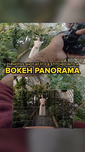 Reggie Ballesteros 🇵🇭 on Instagram: "Impress your friends with a bokeh panorama shot. Also known as the “Brenizer Method”, this technique takes the shallow depth of field of a telephoto, large-aperture lens, and combines it with a wider field of view by stitching multiple photos together in a panorama. Want to try it for yourself? Here’s how to do it: 1. Use a telephoto lens (85 or longer on full-frame, 50mm or longer on APSC) 2. Shoot in manual exposure 3. Lock-in white balance (or shoot in r