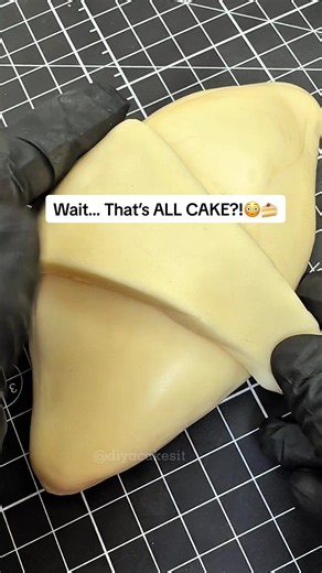 Creating art. Realistic cake art🥐🍰 Would you like me to share the edible plastic recipe? Hope you enjoy watching🥰 #realisticcake #cakedcorating #cakeart #edibleart