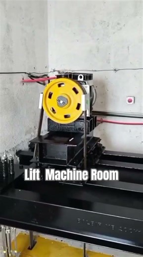 #Passenger lift Machine Room # As per lift standards # comfortable space