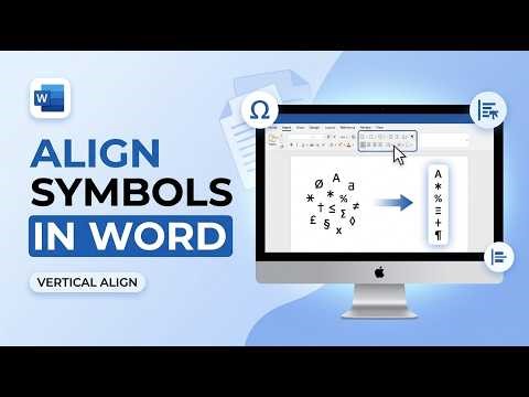 📄 How to Align Any Symbol Vertically in A Microsoft Word | 💻 Align Colon and Symbols Easily