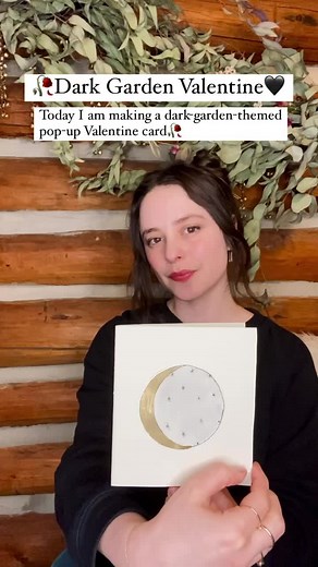 Create a Dark Garden Valentine Card with Pop-Up Template