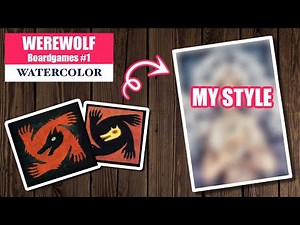 Drawing The Moon Girl in the "WEREWOLF" | Drawing the paper's WRONG side and the END | SFArt