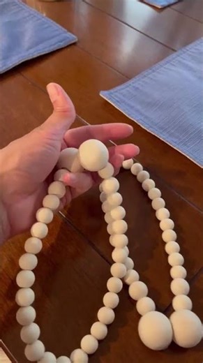 Simply Install Curtain Hold Backs 💥Magnetic Wood Bead Curtain Tiebacks, Curtain Holders for #shorts