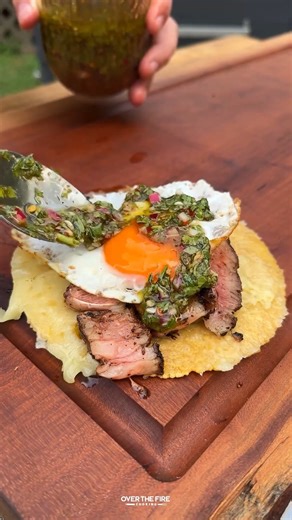 Ever have an egg taco? | Over The Fire Cooking by Derek Wolf