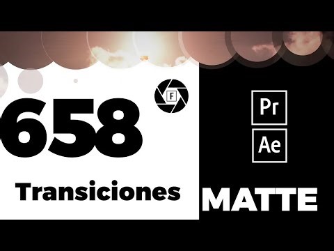 658 Transiciones 4K Mate Gratis para cualquier programa. Premiere y After Effects