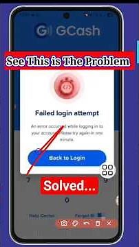 Fix GCash Failed Login Attempt Error (2026) | An Error Occurred While Logging In to Your Account