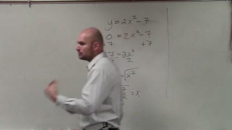 How to solve a quadratic equation by using the square root method with irrational solutions