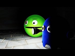 Pacman Adventures Compilation #1 PACMAN VS MONSTERS, GHOSTS,MATH, Crazy Maze // Horror