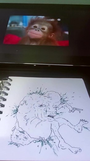 Drawing a cute little goopter!