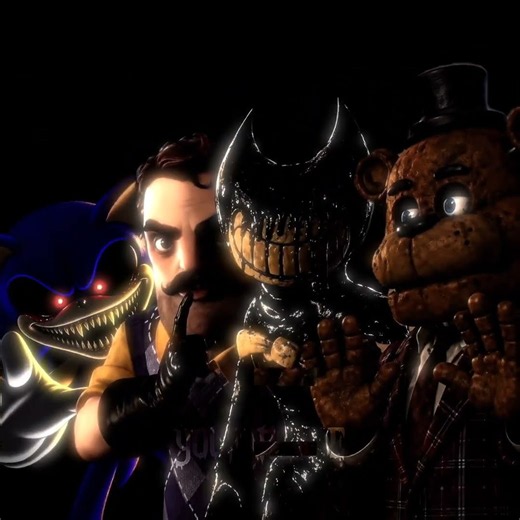 THE OG HORROR GAMES 💀 | FNAF BENDY HELLO NEIGHBOR SONIC.EXE | MONTAGEM ROOMLOST #fnaf #edit #foryou