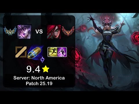 Syndra Mid vs Katarina - NA Challenger - Patch 25.19