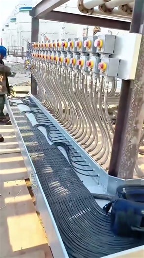 Precision Engineering High Standard Cable Tray Layout for Industrial Plants #popular #viralshorts